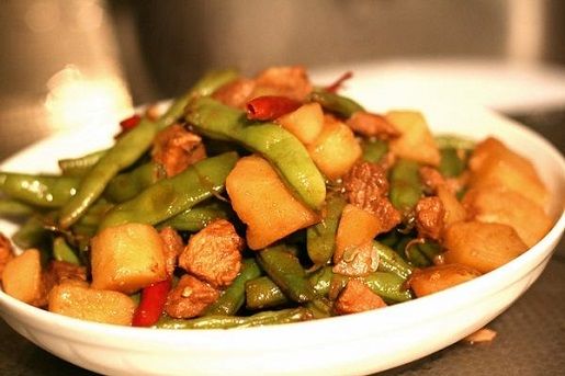 土豆肉炖豆角